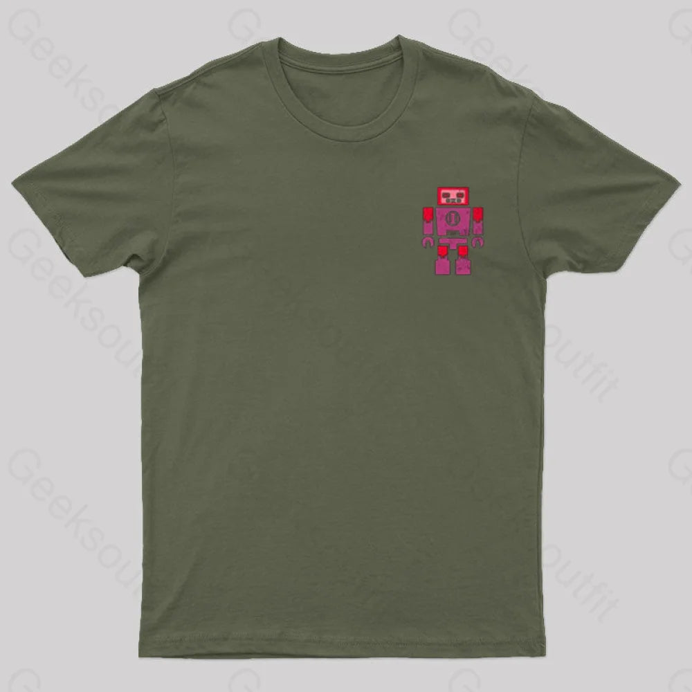 Metal Legends Series 08 Nerd T-Shirt Army Green / S