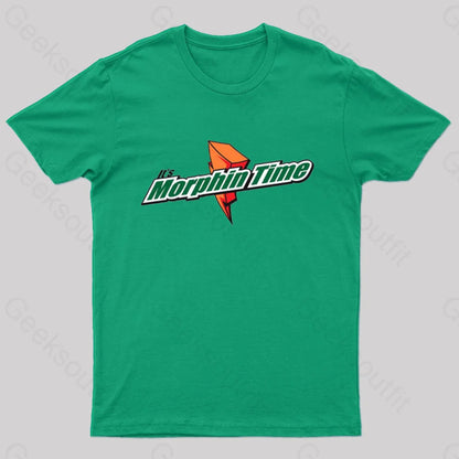 Mighty Power Drink Nerd T-Shirt Green / S