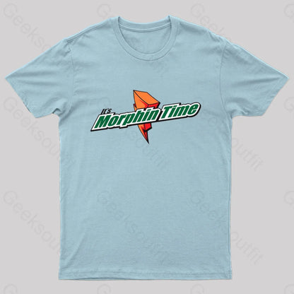 Mighty Power Drink Nerd T-Shirt Light Blue / S