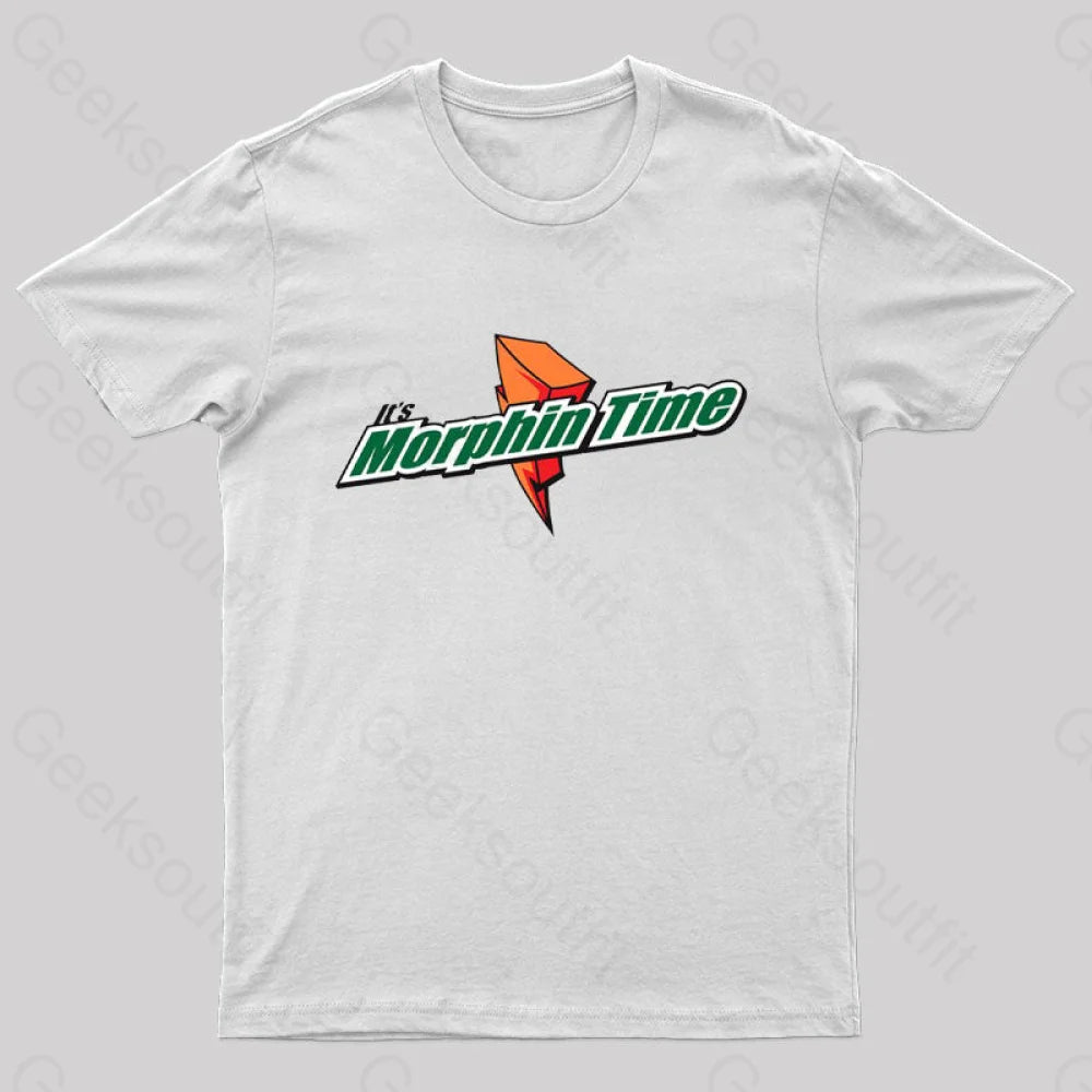 Mighty Power Drink Nerd T-Shirt White / S