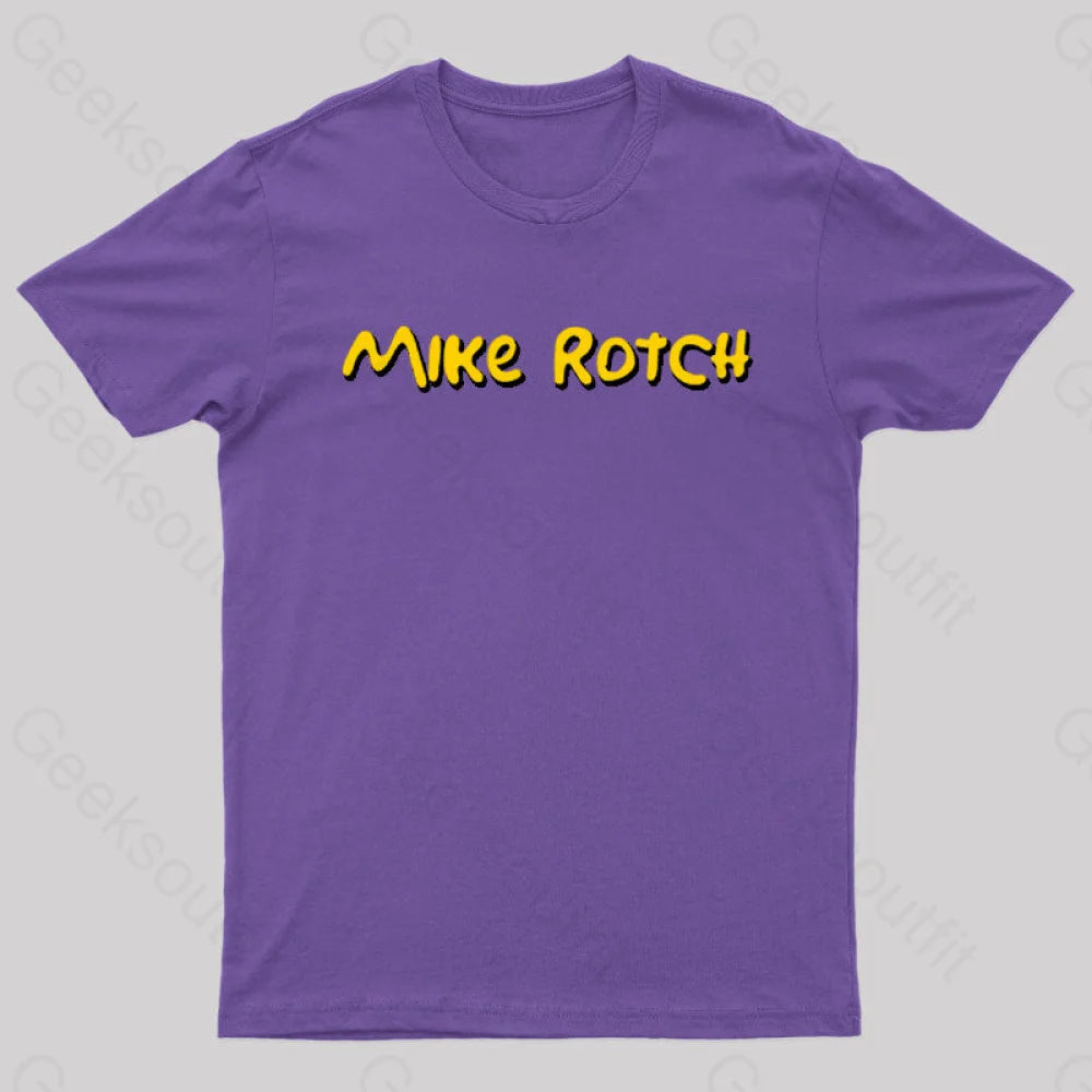 Mike Rotch Nerd T-Shirt Purple / S