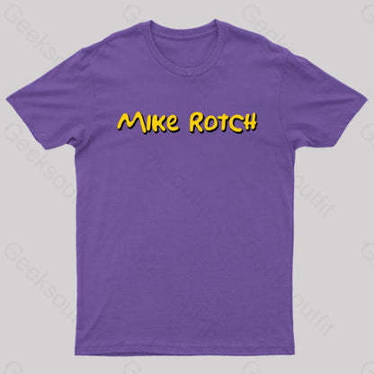 Mike Rotch Nerd T-Shirt Purple / S