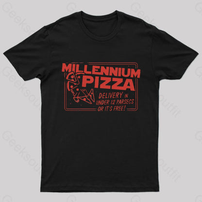 Millennium Pizza T-Shirt Black / S