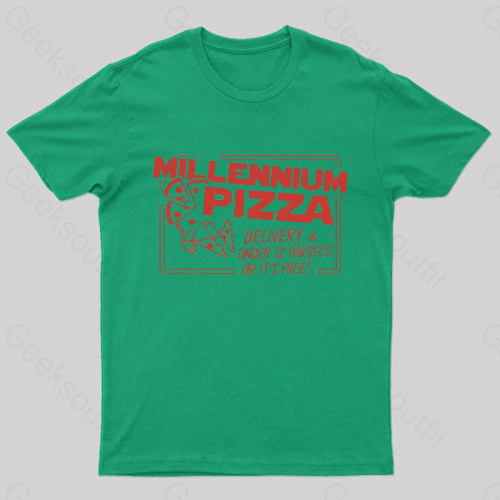 Millennium Pizza T-Shirt Green / S