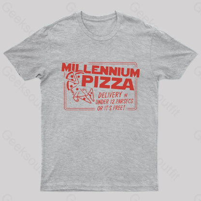 Millennium Pizza T-Shirt Grey / S