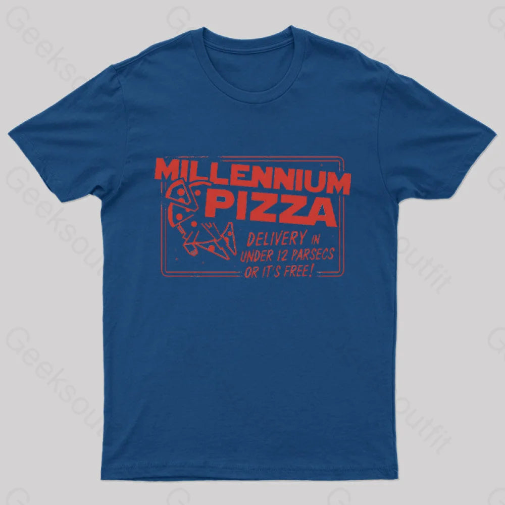 Millennium Pizza T-Shirt Navy / S