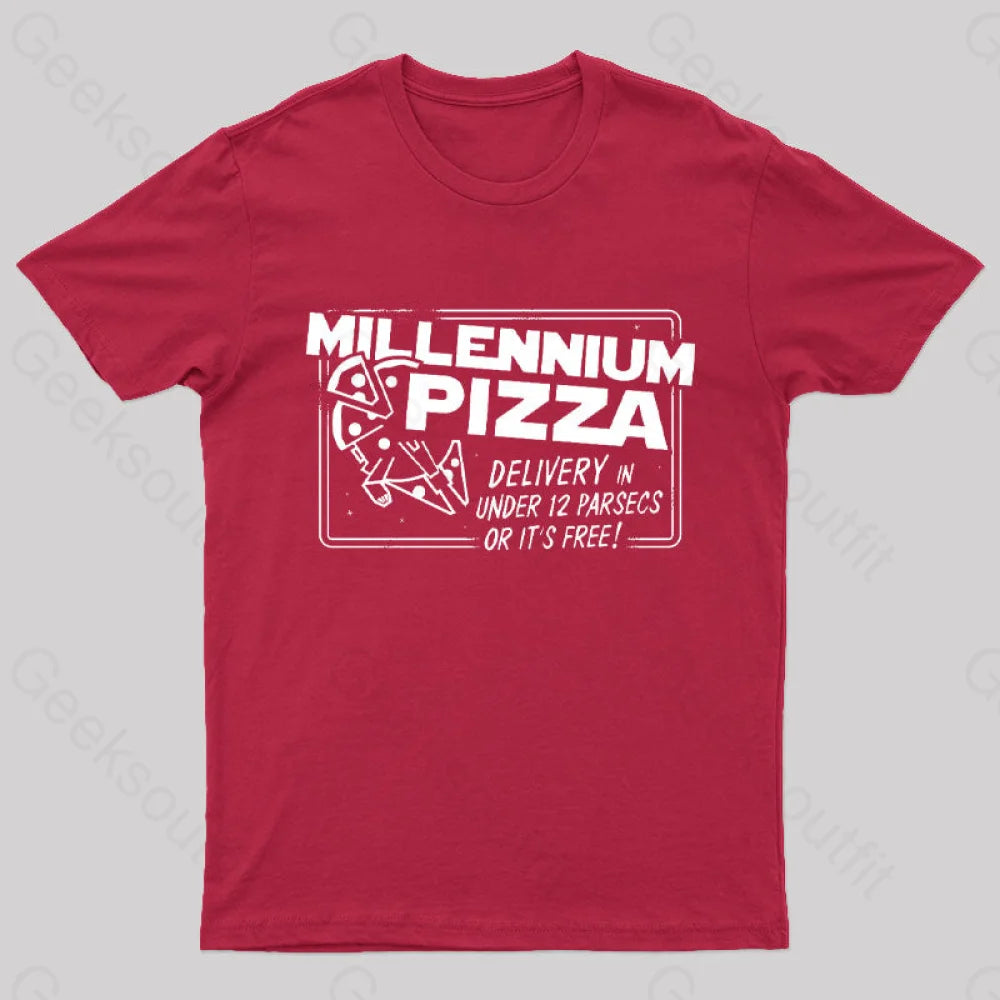 Millennium Pizza T-Shirt Red / S