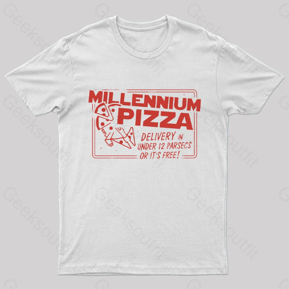 Millennium Pizza T-Shirt White / S