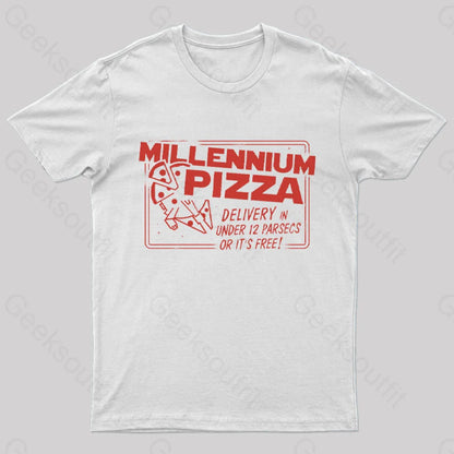 Millennium Pizza T-Shirt White / S