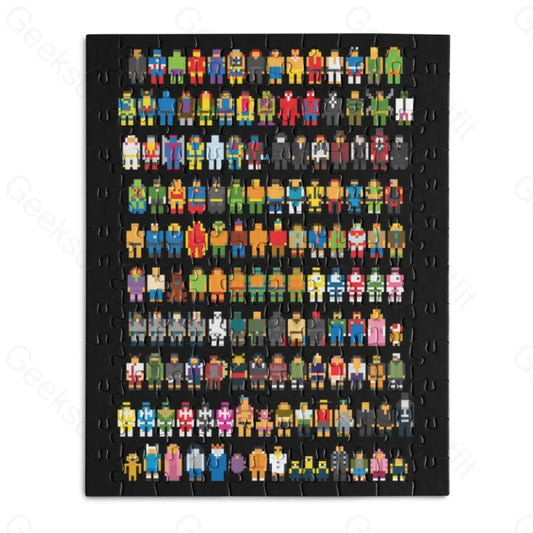 Mini Pixels-Wooden Jigsaw Puzzle 500Pcs / Pz027