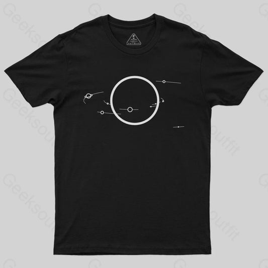 Minimal Solar System 2 T-Shirt - Geeksoutfit