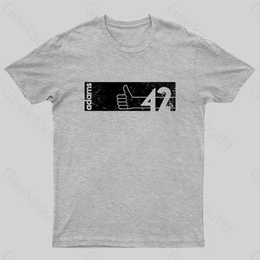 Minimalist Sf: Adams Nerd T-Shirt Grey / S