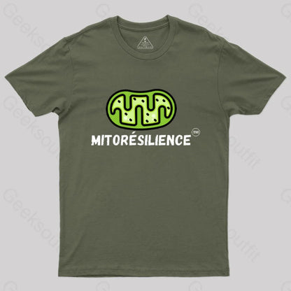 Mitochondria T-Shirt Army Green / S