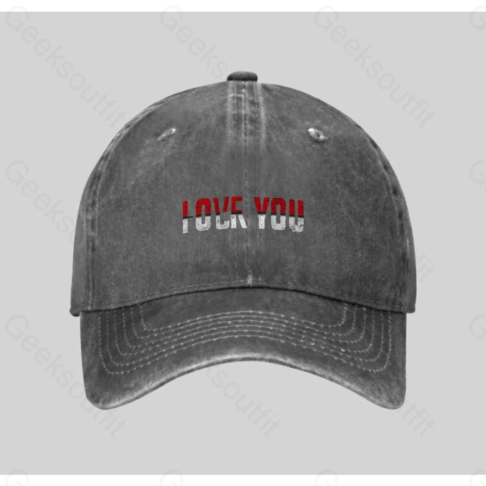 Mixed Emotions Washed Vintage Baseball Cap Grey