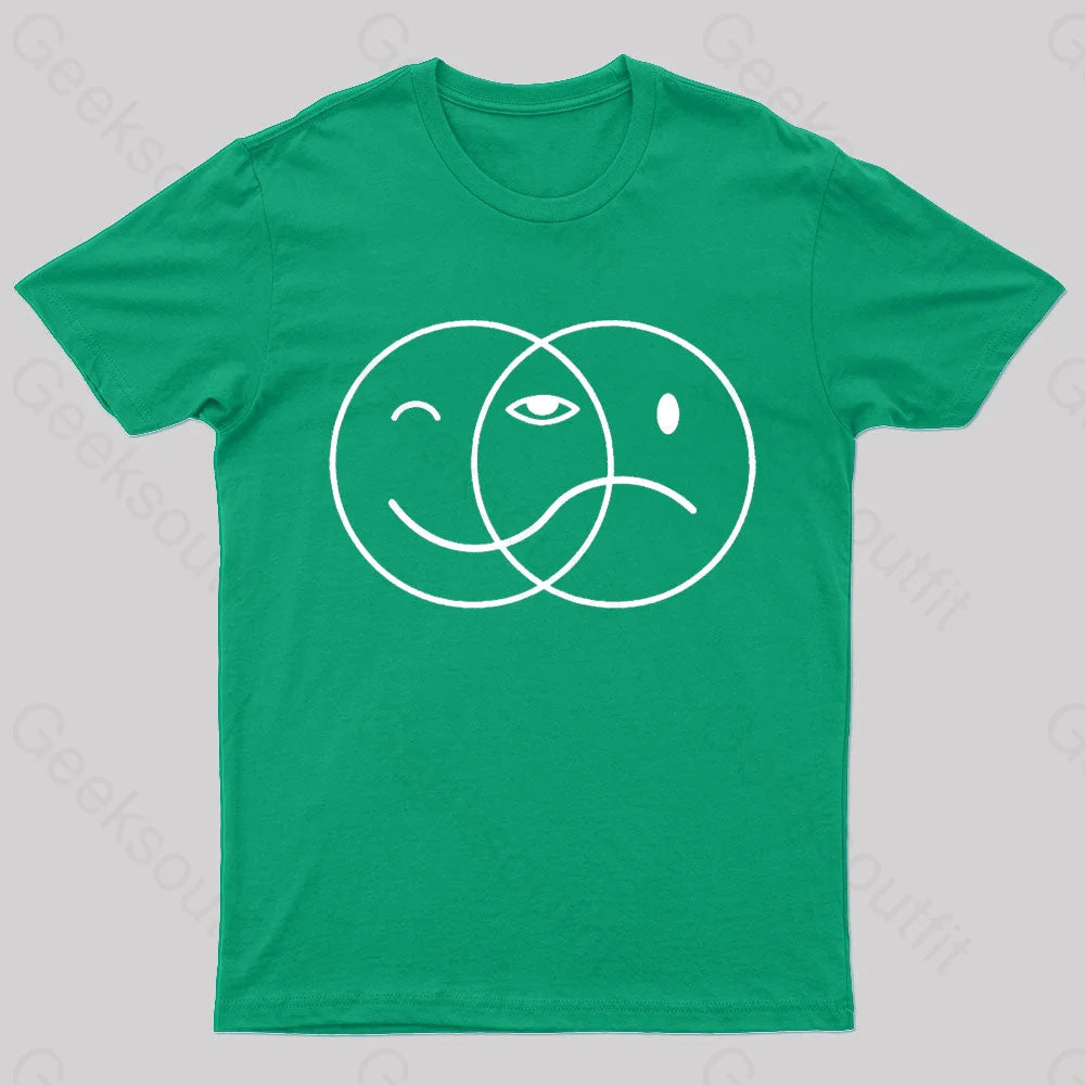 Mixed States Geek T-Shirt Green / S