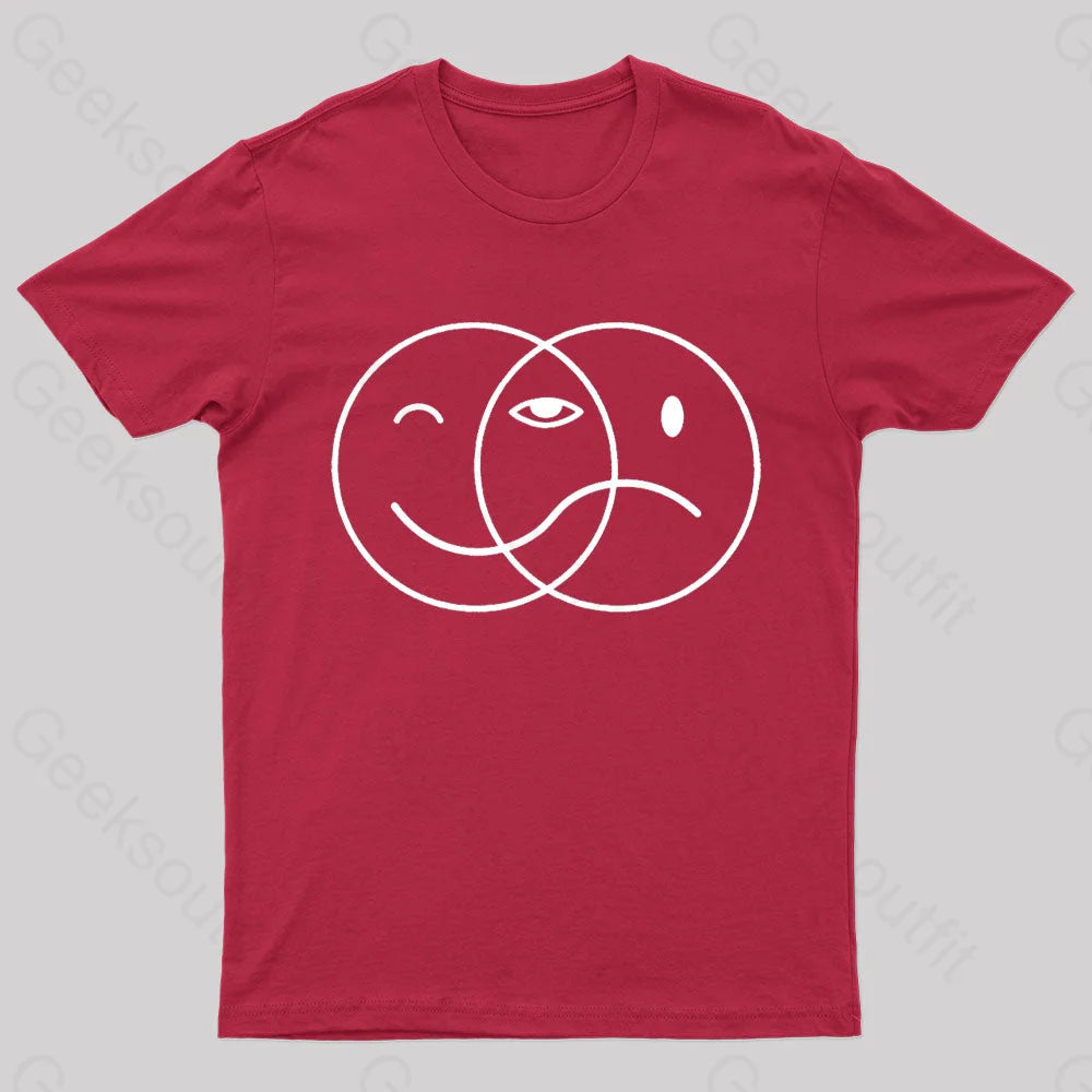 Mixed States Geek T-Shirt Red / S