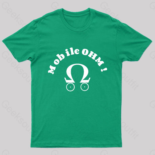 Mobile Ohm! Geek T-Shirt Green / S