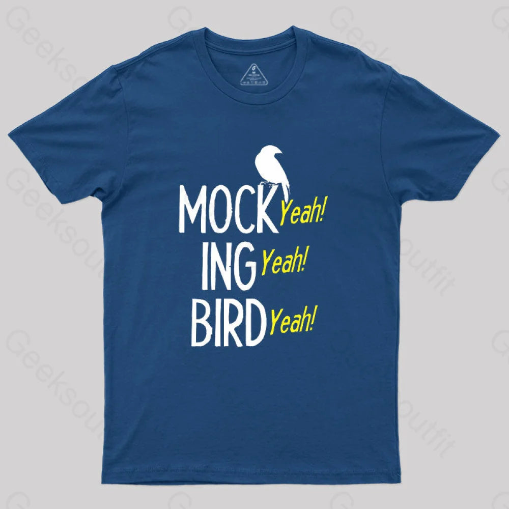 Mocking Bird Yeah T-Shirt Navy / S