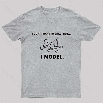 Model Data Science Informatics Geek T-Shirt Grey / S