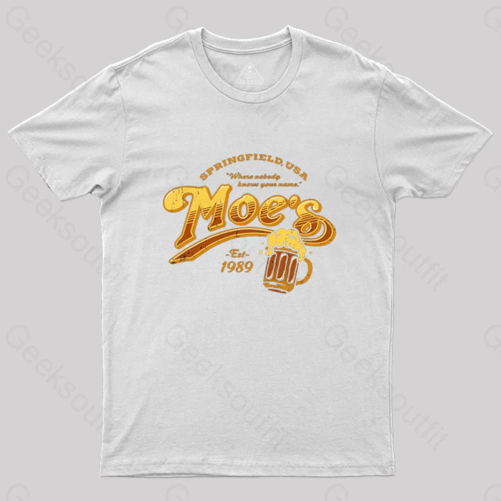 Moe’s Tavern T-Shirt White / S