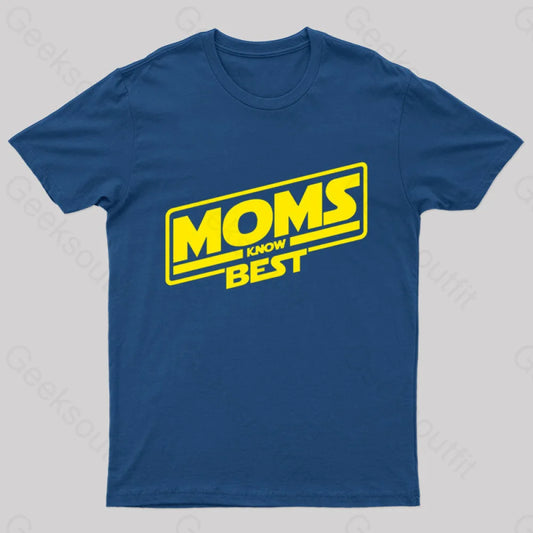 Moms Know Best Nerd T-Shirt Navy / S