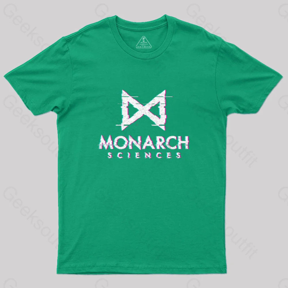 Monarch Sciences Glitch Geek T-Shirt Green / S