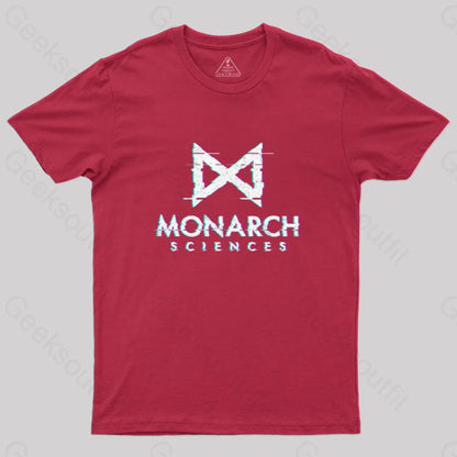 Monarch Sciences Glitch Geek T-Shirt Red / S