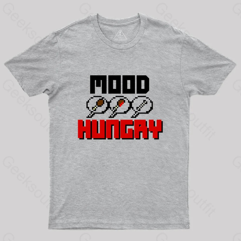 Mood Hungry T-Shirt Grey / S