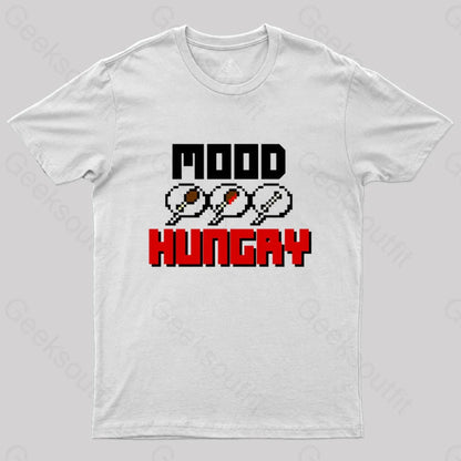 Mood Hungry T-Shirt White / S