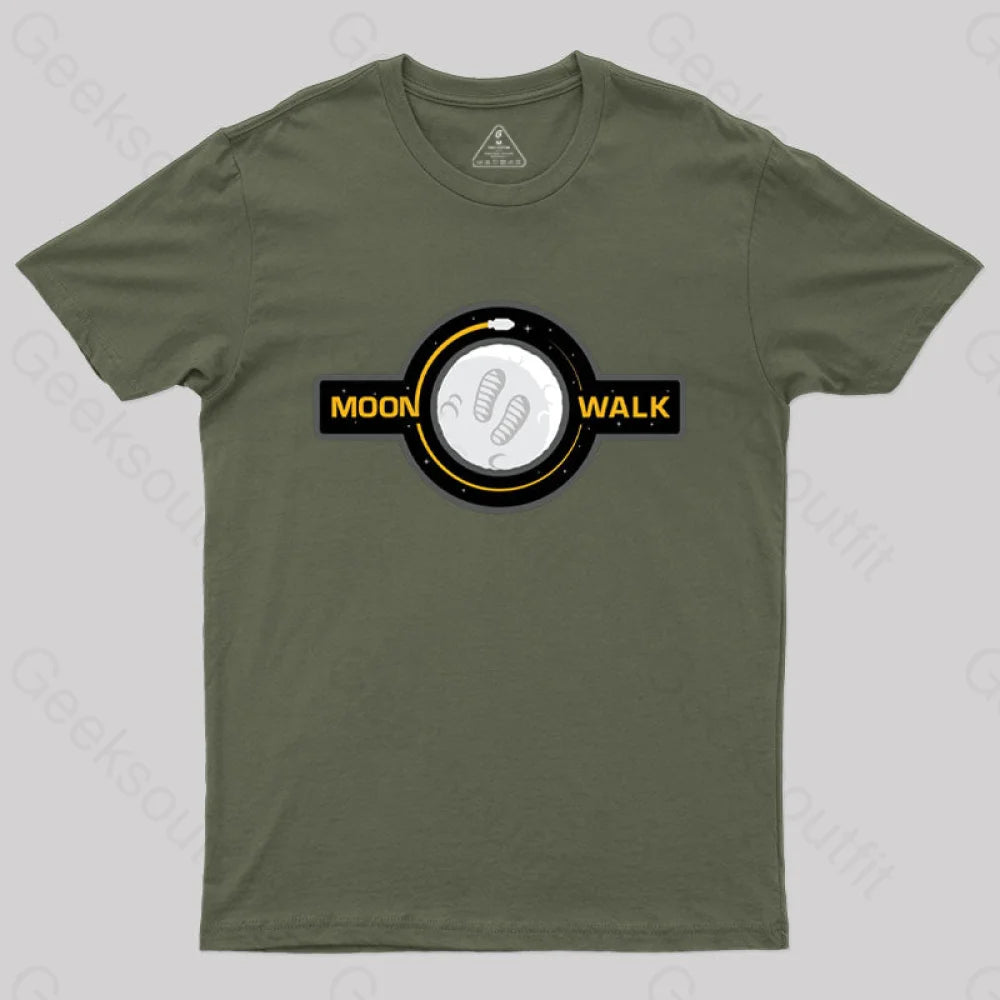 Moon Walk T-Shirt Army Green / S