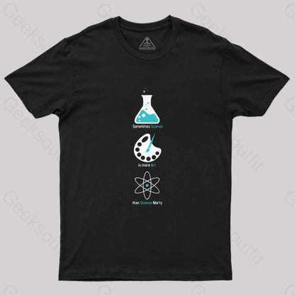 More Art Than Science T-Shirt Black / S