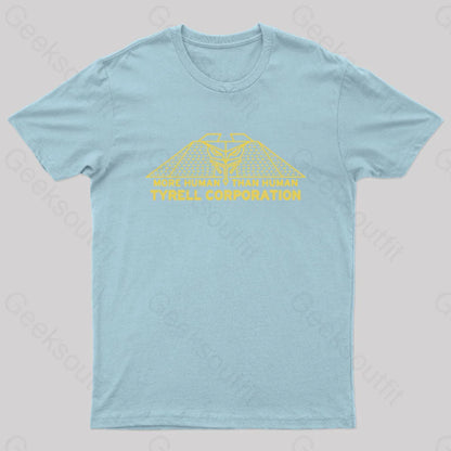 More Human Than Tyrell Corporation Geek T-Shirt Light Blue / S