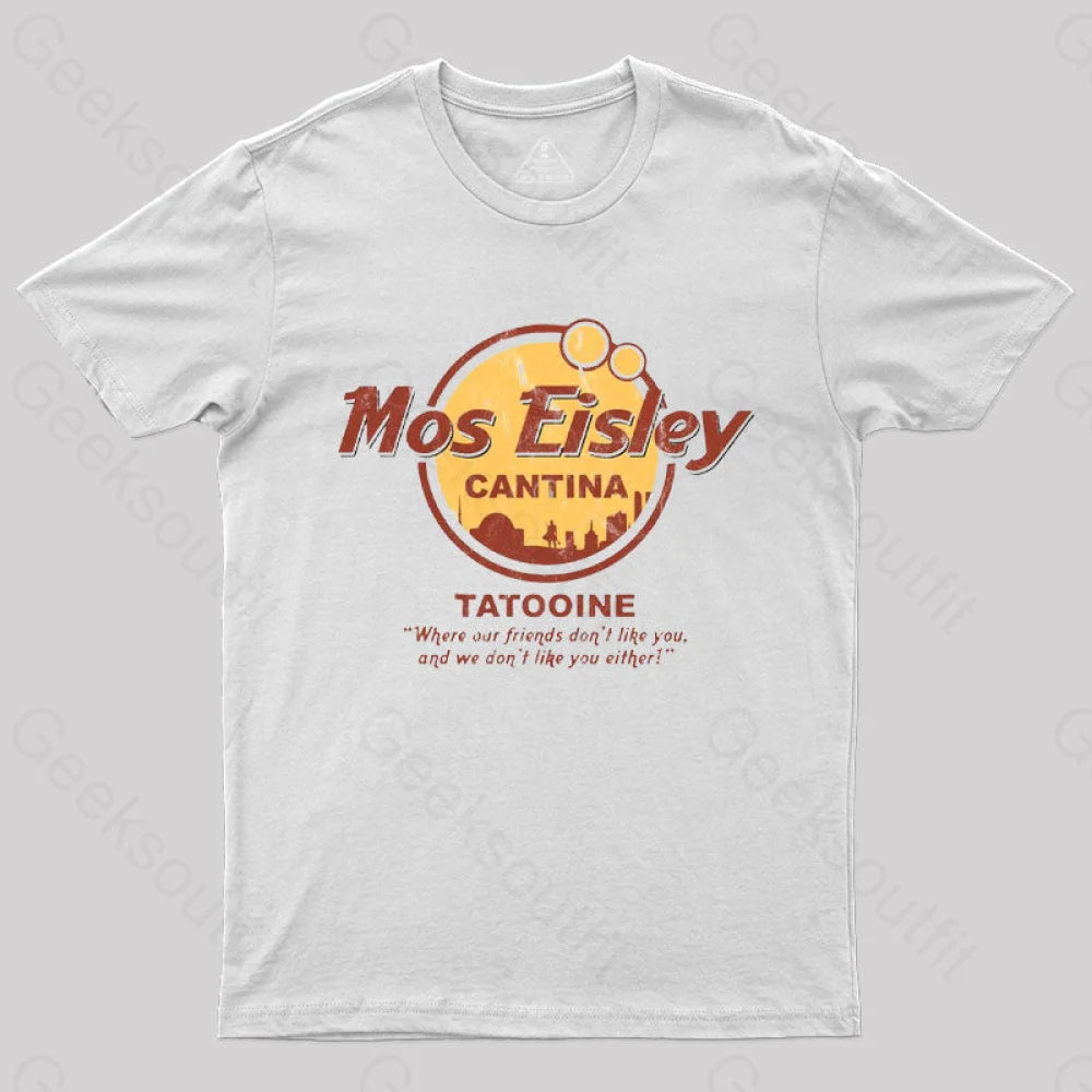 Mos Eisley Cantina Tatooine T-Shirt White / S