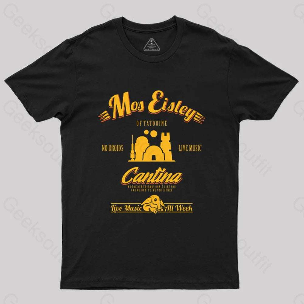 Mos Eisley Cantina Vintage T-Shirt Black / S