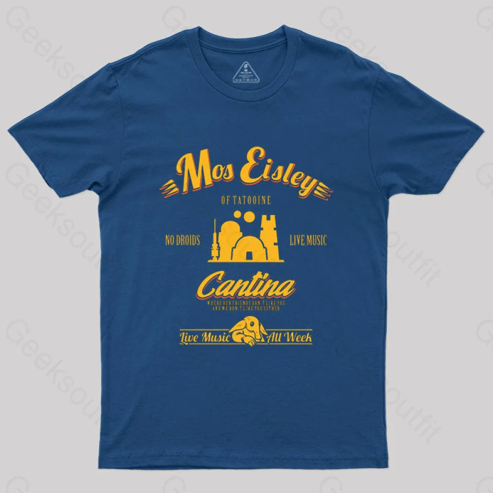 Mos Eisley Cantina Vintage T-Shirt Navy / S