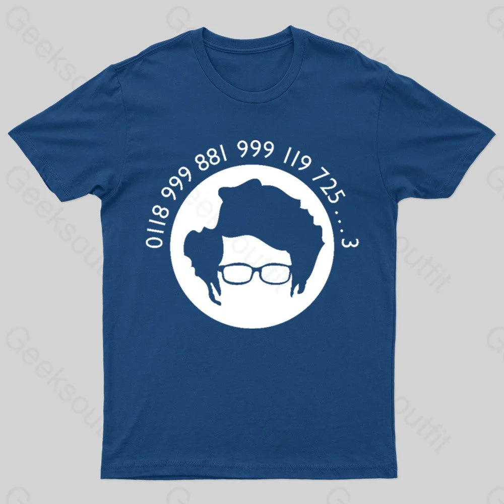 Moss Emergency Nerd T-Shirt Navy / S