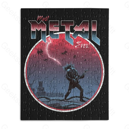 MOST METAL EVER-Wooden Jigsaw Puzzle - Geeksoutfit