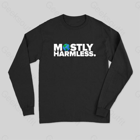 Mostly Harmless Long Sleeve T-Shirt Black / S