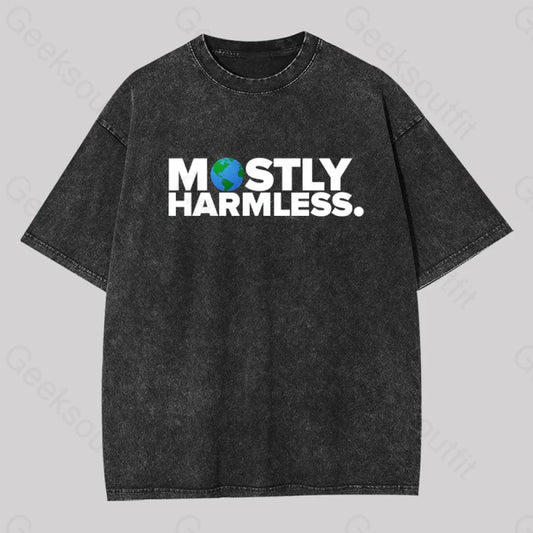 Mostly Harmless Washed T-Shirt Black / S