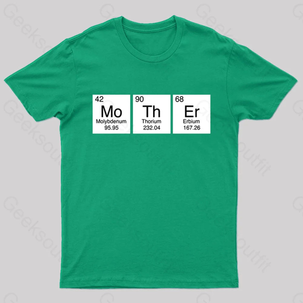 Mother Nerd T-Shirt Green / S