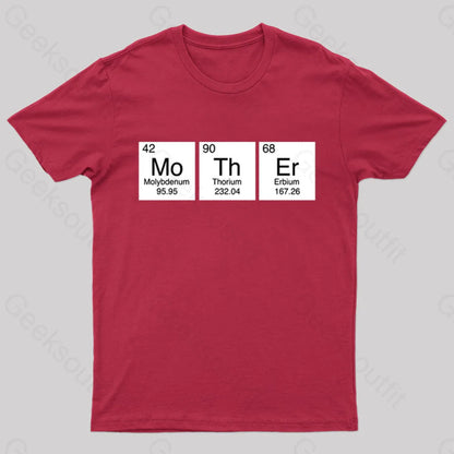 Mother Nerd T-Shirt Red / S