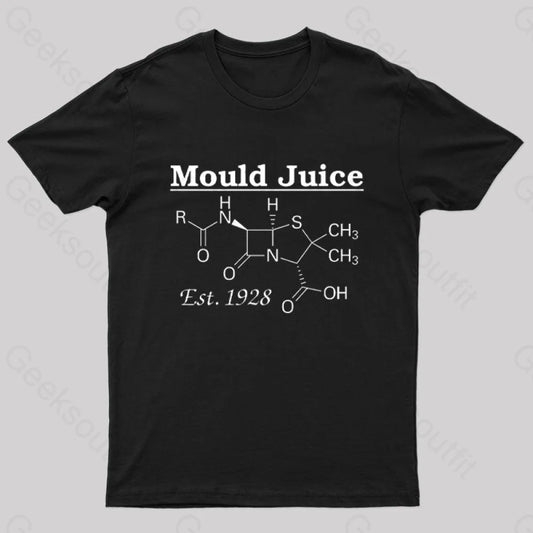 Mould Juice Structure Molecular Formula Geek T-Shirt Black / S