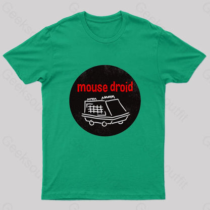 Mouse Droid Nerd T-Shirt Green / S