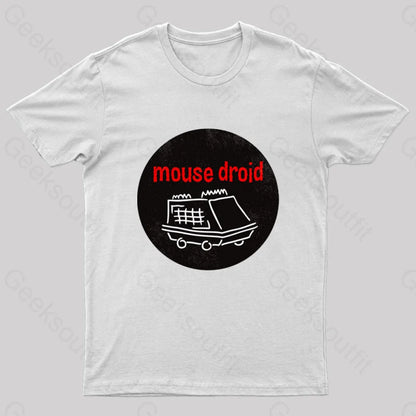 Mouse Droid Nerd T-Shirt White / S