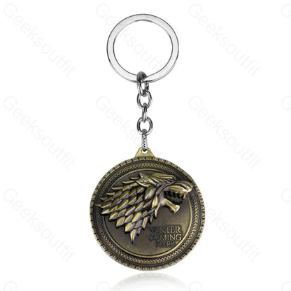 Movie & Tv Peripherals Keychain Antique Bronze K03-2