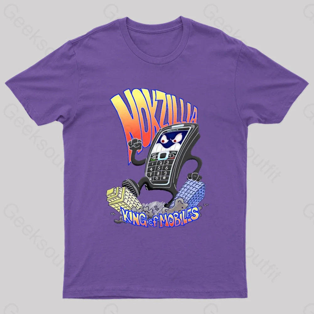 Mozilla King Of Mobiles Geek T-Shirt Purple / S