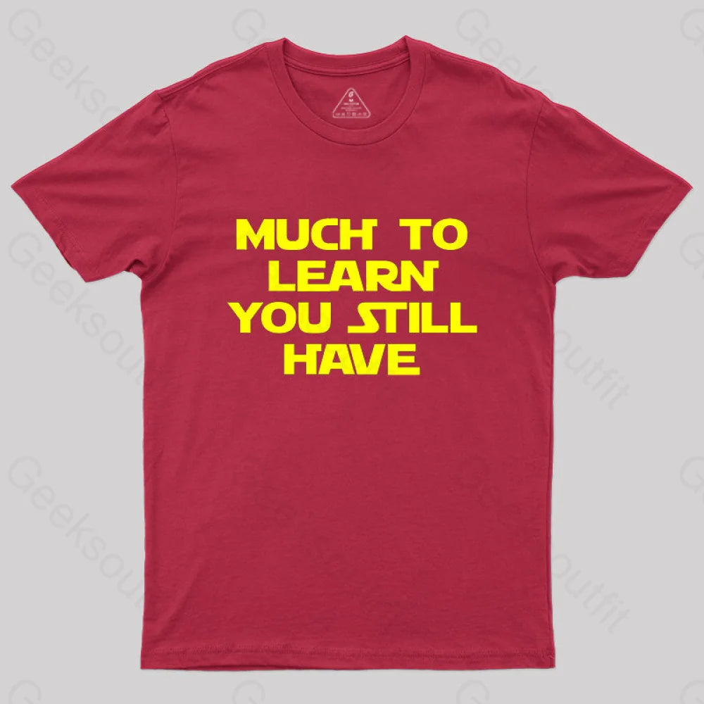 Much To Learn T-Shirt Red / S