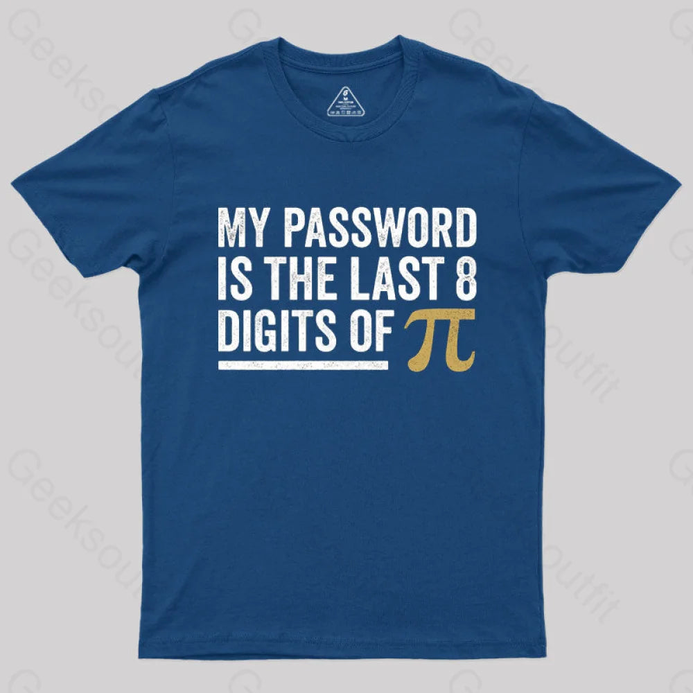 My Password T-Shirt Navy / S