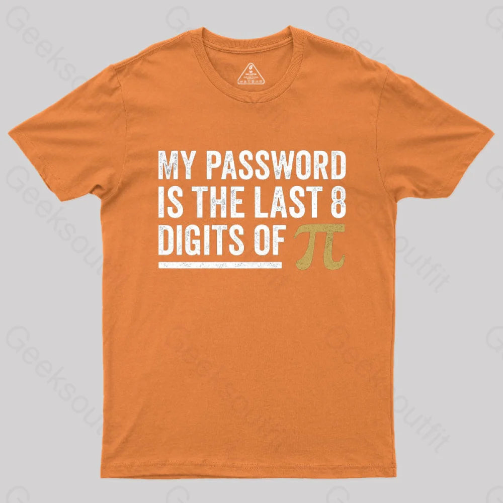 My Password T-Shirt Orange / S