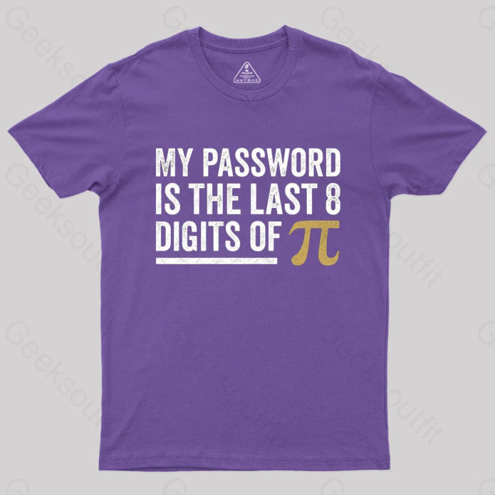 My Password T-Shirt Purple / S